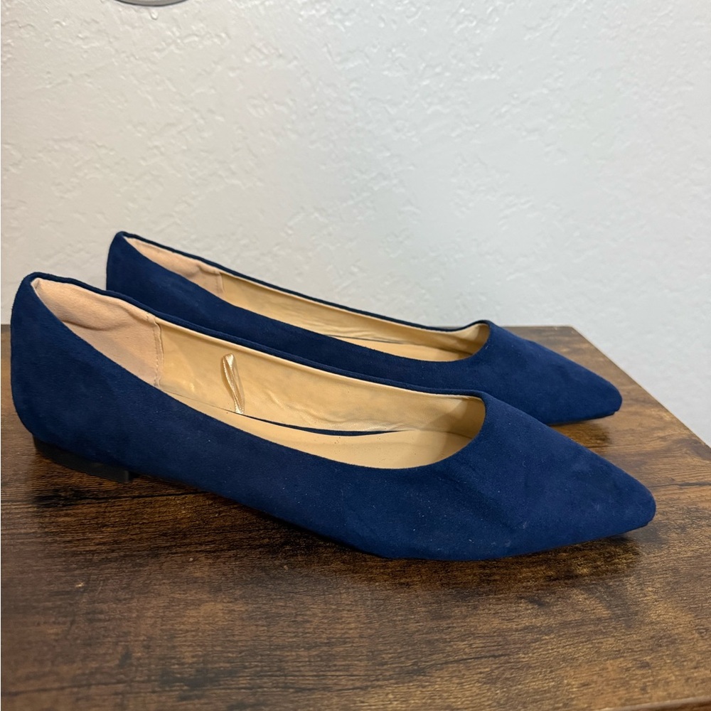 Elegant Blue Women's Flats